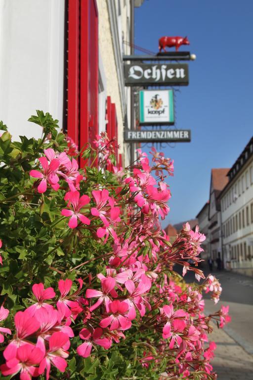 Hotel-Restaurant Roter Ochsen Lauchheim エクステリア 写真